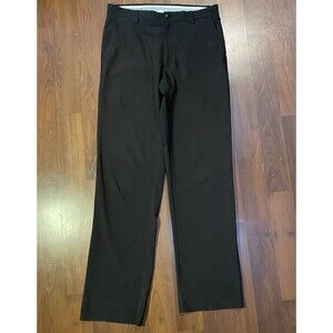 FootJoy FJ Black Flat Front Chino Stretch Performance Golf Pants Men 34x34 *
